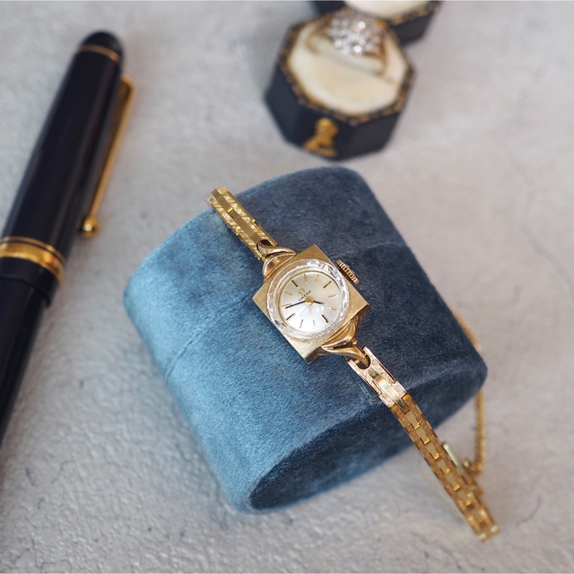OMEGA(オメガ)の美品✨OMEGA K14YG 金無垢 カクテルウォッチ✨ロレックス カルティエ レディースのファッション小物(腕時計)の商品写真