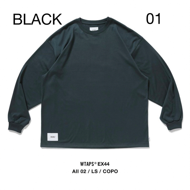 WTAPS 22SS ALL 02 LS COPO BLACK 01トップス