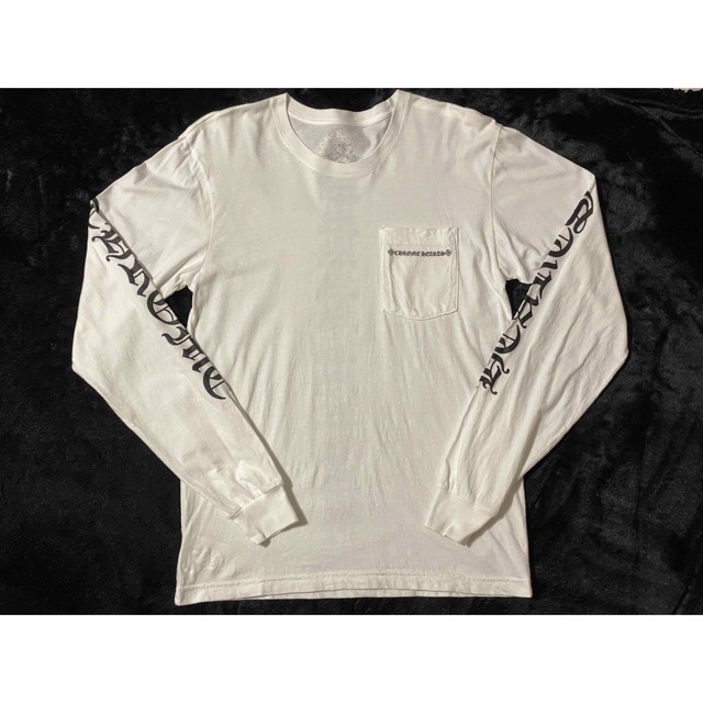 CHROME HEARTS クロムハーツ バックセメタリー 袖ロゴ ロンT 美品 CHROME HEARTS クロムハーツ バックセメタリー 袖ロゴ ロンT 美品