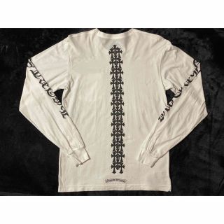 クロムハーツ(Chrome Hearts)のCHROME HEARTS クロムハーツ バックセメタリー 袖ロゴ ロンT 美品(Tシャツ/カットソー(七分/長袖))