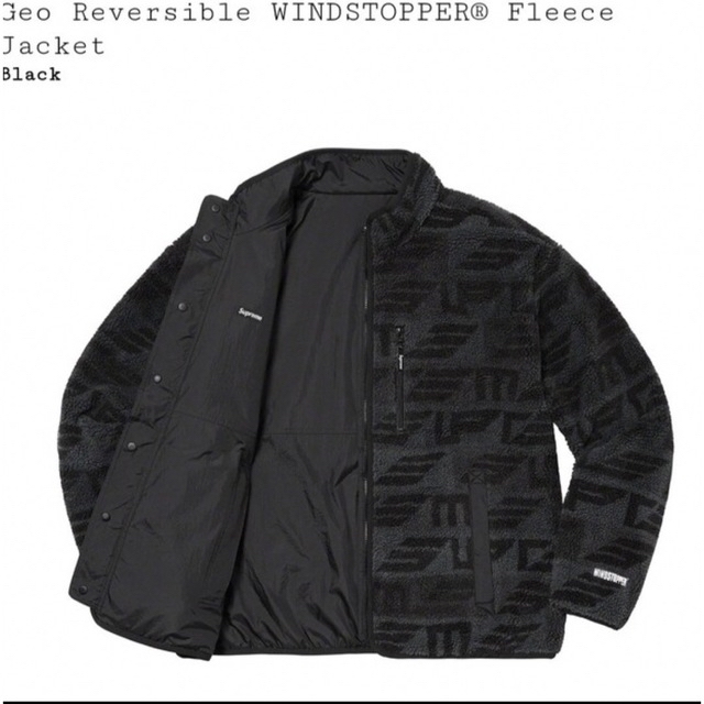 Supreme(シュプリーム)のGeo Reversible WINDSTOPPER Fleece Jacket メンズのジャケット/アウター(ブルゾン)の商品写真