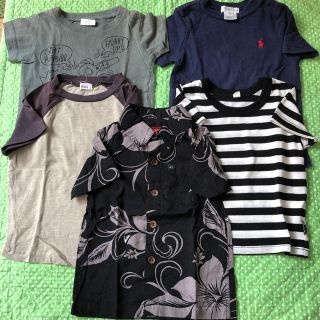 ラルフローレン(Ralph Lauren)の【５点セット】サイズ80 90 男の子　半袖カットソー　Tシャツ　アロハシャツ(Tシャツ/カットソー)