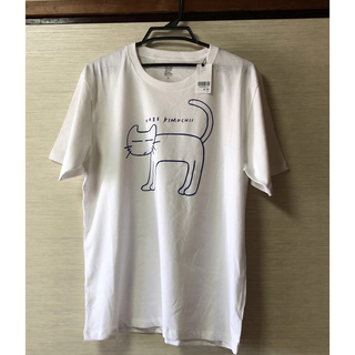グラニフ(Design Tshirts Store graniph)の新品！　デザインTシャツ　グラニフ　猫Tシャツ　(Tシャツ/カットソー(半袖/袖なし))