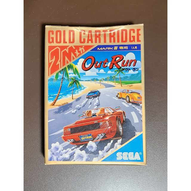 【当時品】SEGA アウトラン　MARKⅢ専用ソフト　Out Run