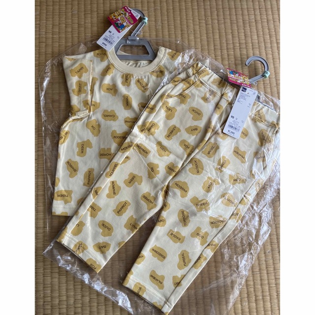 GU(ジーユー)のGU たべっ子どうぶつ　 キッズ/ベビー/マタニティのキッズ服男の子用(90cm~)(パジャマ)の商品写真