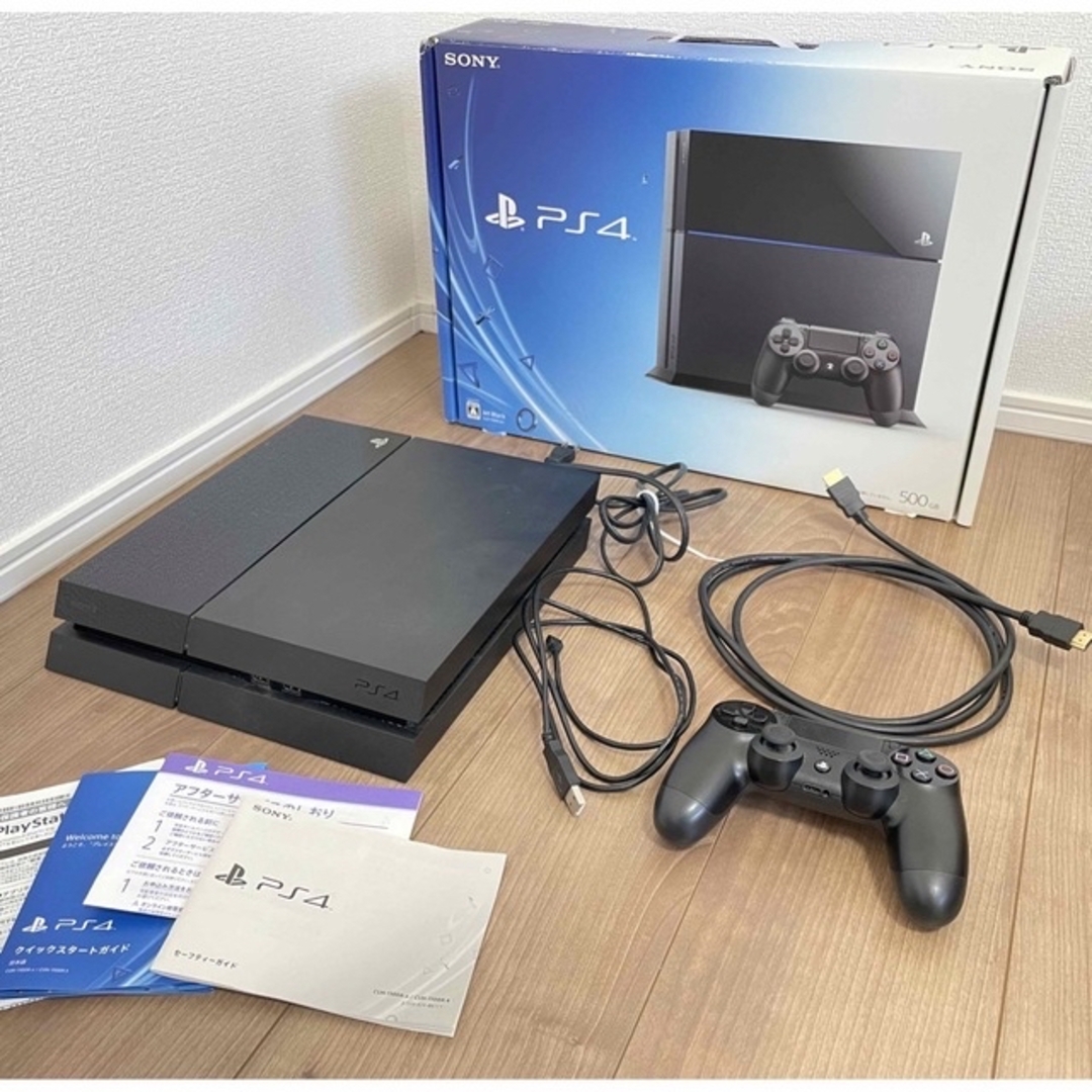 美品 PS4 プレステ4 本体 CUH-1100AB01 500G 動作確認済み