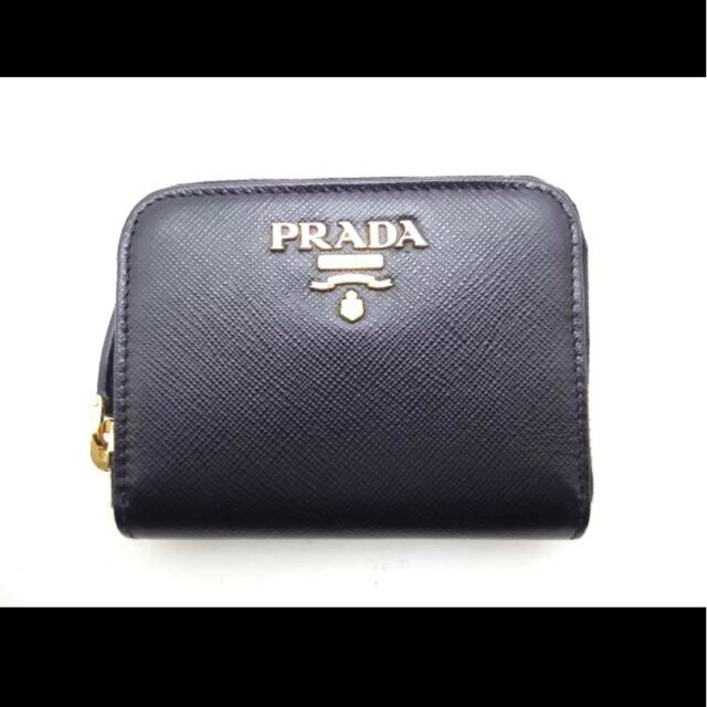 PRADA(プラダ)のセール中　PRADA　プラダ　コインケース　ブラック　サフィアーノ レディースのファッション小物(財布)の商品写真