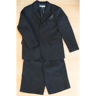 入学式スーツ130ネクタイ付。男の子1年生ジャケットズボンフォーマル卒園式(ドレス/フォーマル)