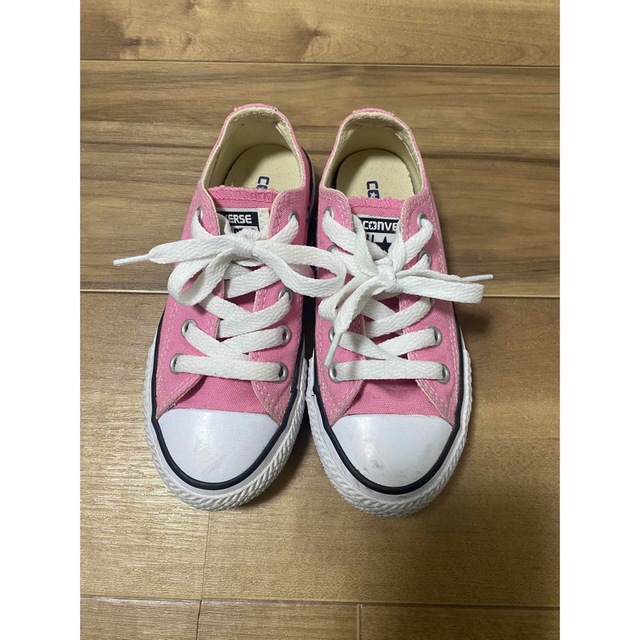 ALL STAR（CONVERSE）(オールスター)の17㎝　converse コンバース　キッズスニーカー　ピンク　キッズシューズ キッズ/ベビー/マタニティのキッズ靴/シューズ(15cm~)(スニーカー)の商品写真