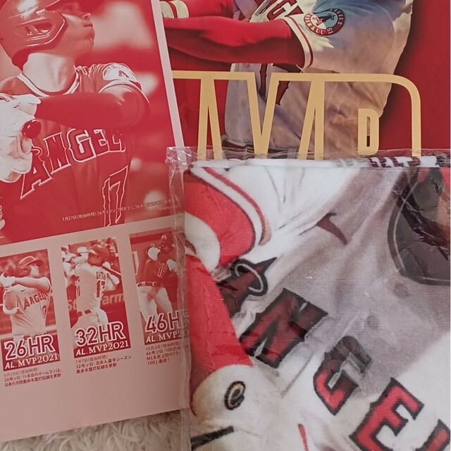 2021年大谷翔平ポストカード+スポーツタオル