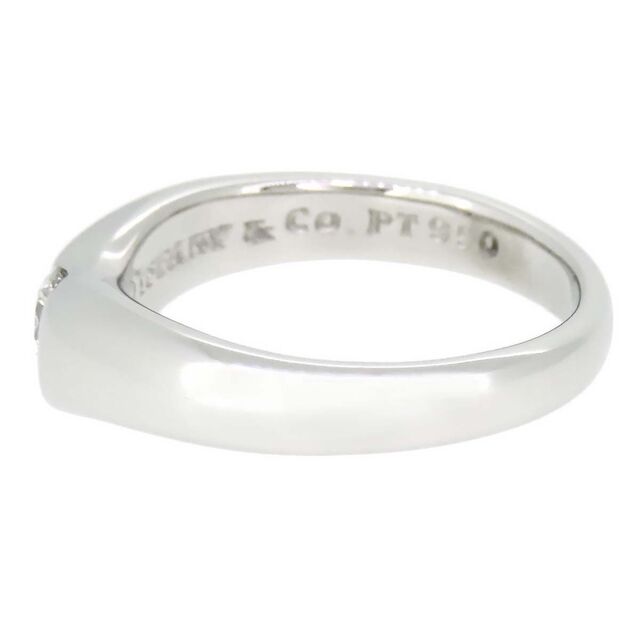 ティファニー カーブド バンドリング #7 PT950 ユニセックス TIFFANY&Co. [美品] 【中古】 【ジュエリー】 メンズのアクセサリー(リング(指輪))の商品写真