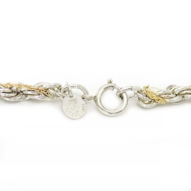 ティファニー ロープ ツイスト ネックレス 14K (K14YG) STERLING ユニ