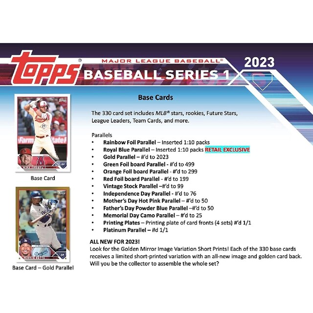 MLB 2023 Topps Update Hobby 新品未開封ボックス ❼