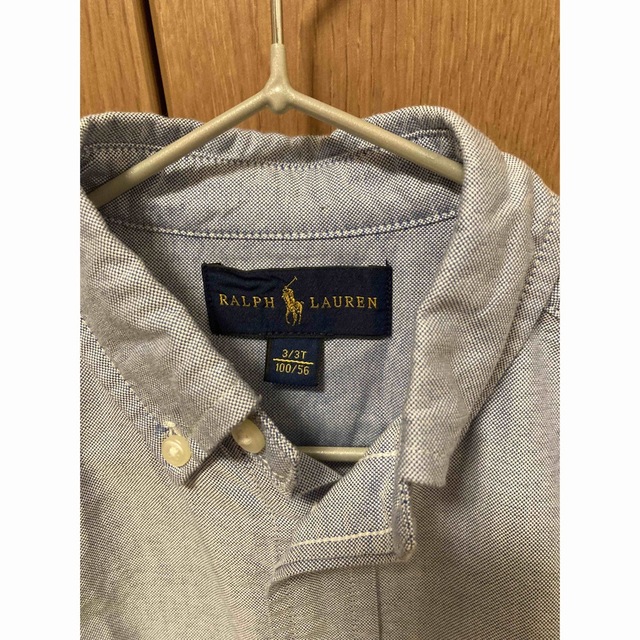 Ralph Lauren(ラルフローレン)のラルフローレン　オックスフォードシャツ　100 キッズ/ベビー/マタニティのキッズ服男の子用(90cm~)(Tシャツ/カットソー)の商品写真