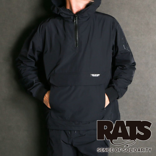 ナイロンジャケットRATS ANORAK BIG ZIP