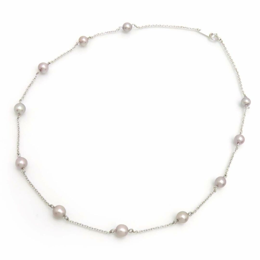 タサキ 淡水パール ステーション ネックレス K18WG レディース TASAKI