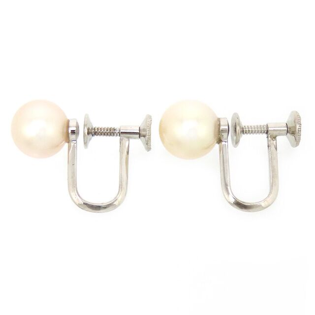 MIKIMOTO ミキモト アコヤパール 約8mm~大玉 イヤリング K14wg | daspi.ro