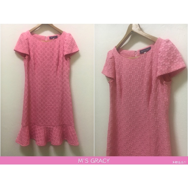 M'S GRACY エムズグレイシー 花柄 ワンピース キャップスリーブ 桜 M'S GRACY エムズグレイシー 花柄 ワンピース キャップスリーブ 桜