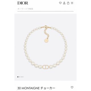 ディオール(Dior)のDIOR チョーカー(ネックレス)