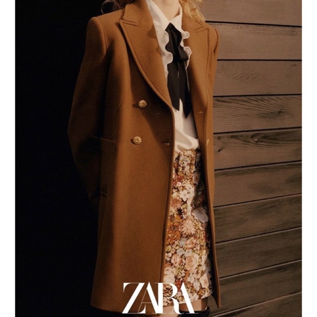 ZARA(ザラ)のZARA コート(ブラウン、ネイビー) レディースのジャケット/アウター(チェスターコート)の商品写真