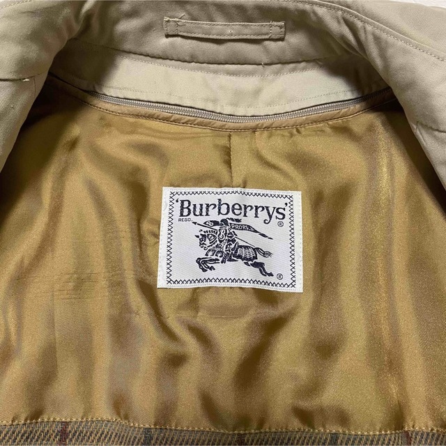 BURBERRY(バーバリー)のバーバリーズ 白タグ トレンチコート ロングコート ライナー付き チェック レディースのジャケット/アウター(トレンチコート)の商品写真