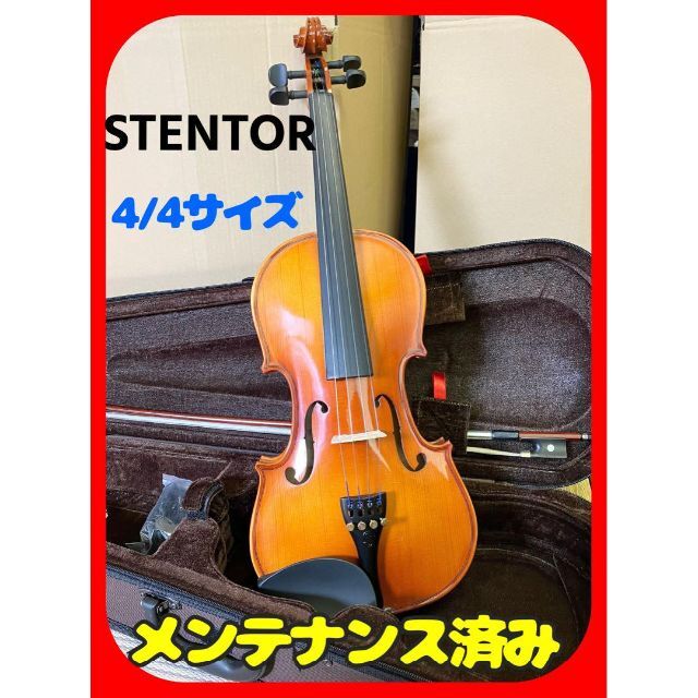 美品】STENTOR バイオリン student ST 4/4メンテナンス済 宅配 51.0