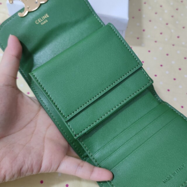 ✿ お値下げ歓迎 CELINE セリーヌ マカダム がま口 折り財布 財布 最