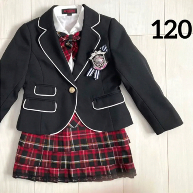 デコラピンキーズ　フォーマル　女の子　セットアップ　120 キッズ/ベビー/マタニティのキッズ服女の子用(90cm~)(ドレス/フォーマル)の商品写真