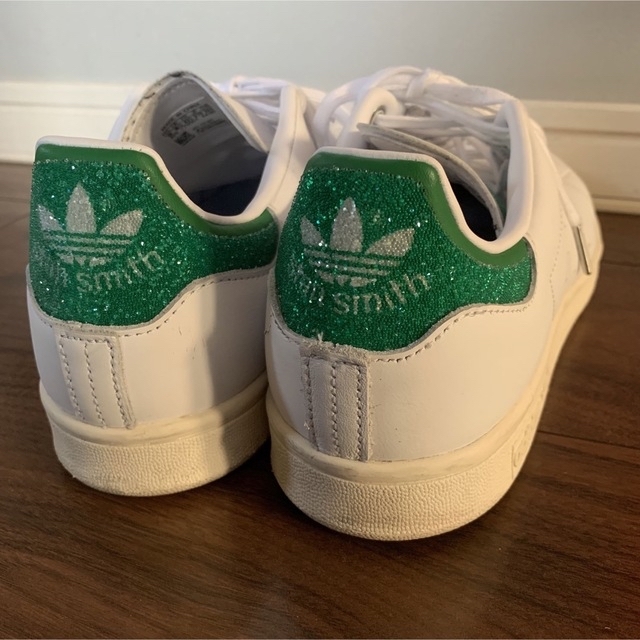 織り柄チェック adidas スワロフスキー 限定スニーカー - 通販