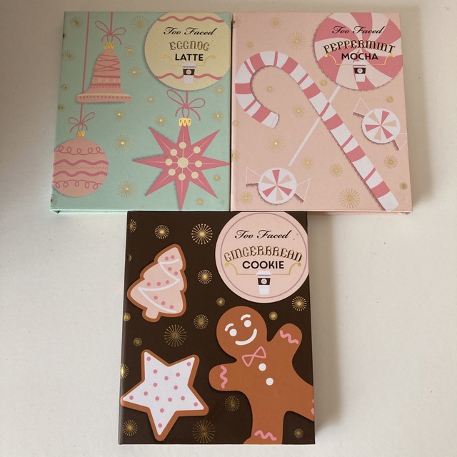 Too Faced(トゥフェイス)の値下げ！TooFacedクリスマスパレット3個まとめて♪ コスメ/美容のベースメイク/化粧品(アイシャドウ)の商品写真