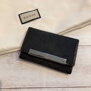 グッチ(Gucci)の訳あり美品 GUCCI グッチ メンズ レディース 6連 キーケース キャンバス(キーケース)