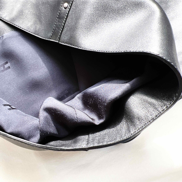 美品 HERMES エルメス 2022 レザー スタッズ ワンピース ドレス