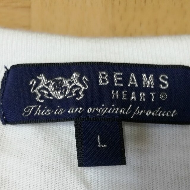 BEAMS(ビームス)のy4344★BEAMS HEART★ミッキープリント半袖Tシャツ★ホワイト★L レディースのトップス(Tシャツ(半袖/袖なし))の商品写真