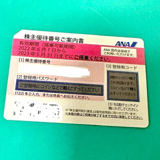 エーエヌエー(ゼンニッポンクウユ)(ANA(全日本空輸))のANA 全日空　株主優待　2023年5月31日　株主優待券(その他)