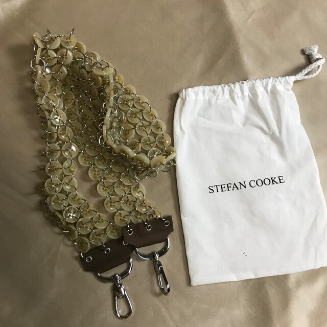 メール便不可】 STEFAN COOKE ボタンストラップ バッグストラップ