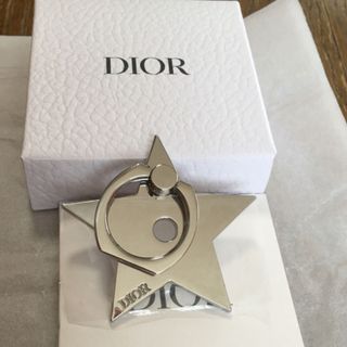 クリスチャンディオール(Christian Dior)のクリスチャンディオール　スマートフォンリング　星形　スターリング(ノベルティグッズ)