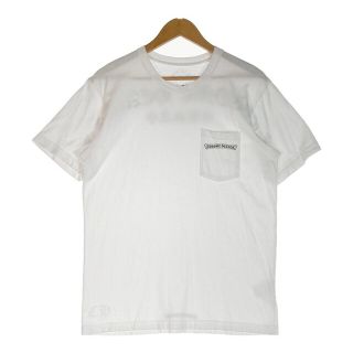 クロムハーツ(Chrome Hearts)の★クロムハーツ バックアーチロゴ ポケットTシャツ ホワイト sizeL(Tシャツ/カットソー(半袖/袖なし))