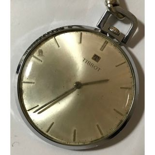 ティソ(TISSOT)の【動作品】ティソ TISSOT 手巻　機械式　懐中時計(腕時計(アナログ))