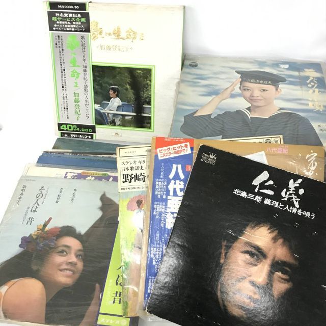 LP レコード まとめて50枚 演歌 歌謡曲 日本のうた 民謡⑳