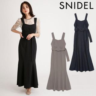 スナイデル(SNIDEL)のSNIDEL マーメイドコルセットジャンスカ(ロングワンピース/マキシワンピース)