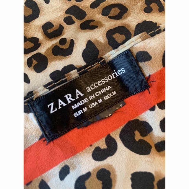 ZARA(ザラ)のZARA レオパード スカーフ レディースのファッション小物(バンダナ/スカーフ)の商品写真