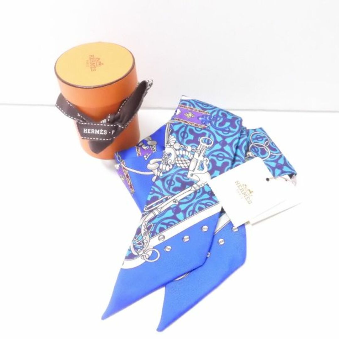 未使用 HERMES エルメス MORS ET GOURMETTES REMIX BLEU モールエ