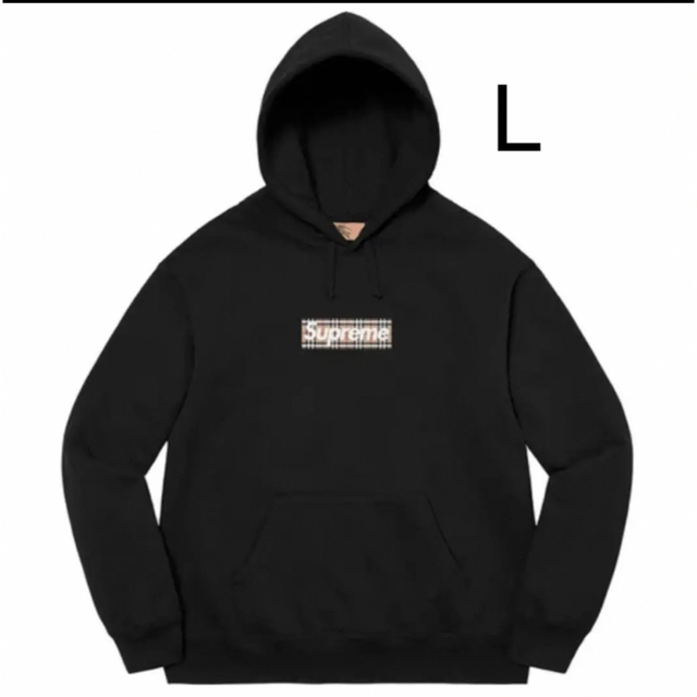 適当な価格 Supreme - Supreme Burberry Box Logo フーディー パーカー