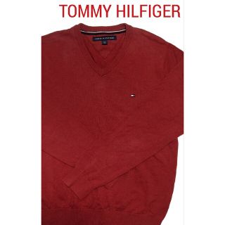 トミーヒルフィガー(TOMMY HILFIGER)の【良品】TOMMY HILFIGER(トミーヒルフィガー)メンズニット S(ニット/セーター)