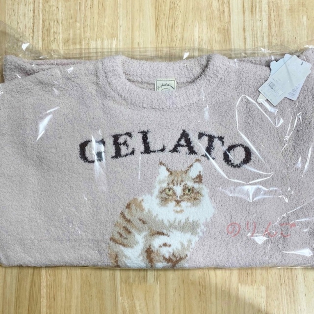 gelato pique   ジェラートピケ CAT&DOGジャガードプルオーバー&ロング