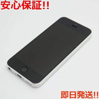 アイフォーン(iPhone)の美品 au iPhone5c 32GB ホワイト  M444(スマートフォン本体)