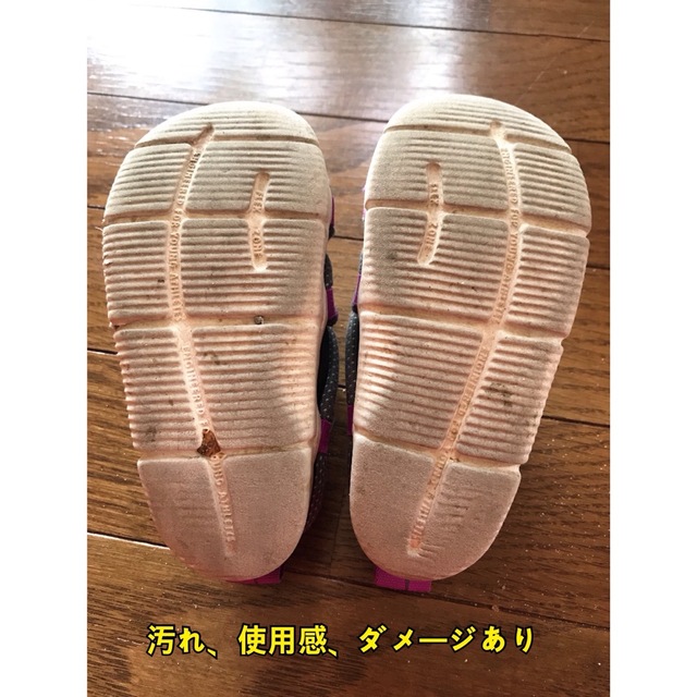 NIKE(ナイキ)のナイキむらさきムラサキ14cmスニーカーNIKEパープル紐なしスリッポン キッズ/ベビー/マタニティのベビー靴/シューズ(~14cm)(スリッポン)の商品写真