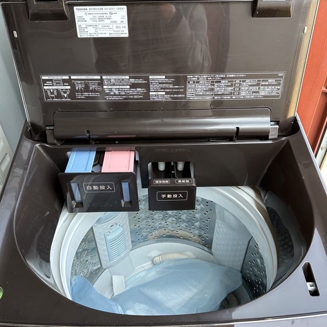 東芝 - 2021年製TOSHIBA 東芝電気洗濯機 AW-10DP1の通販 by K ...