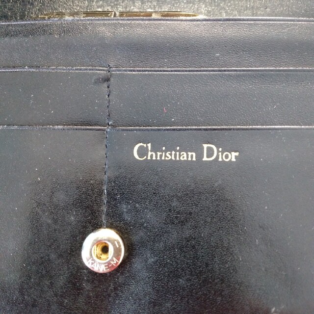 Christian Dior(クリスチャンディオール)のレア物ディオールがま口長財布 ハンドメイドのファッション小物(財布)の商品写真