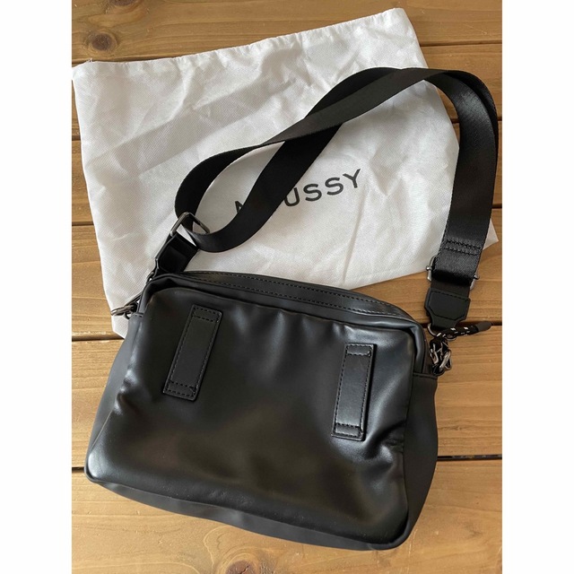 moussy(マウジー)のMOUSSY  2wayショルダーバッグ　ブラック　ロゴ　ノベルティ レディースのバッグ(ショルダーバッグ)の商品写真